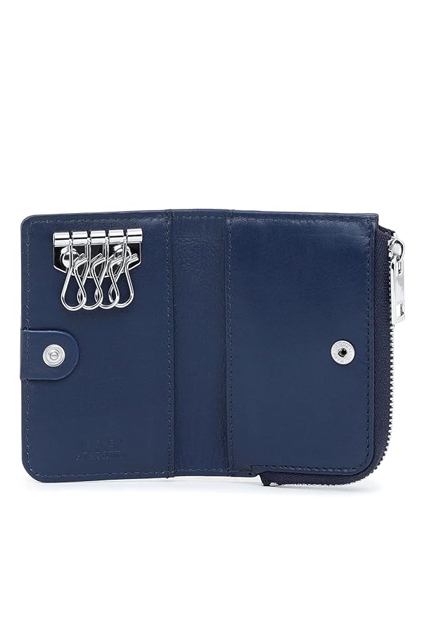 DIESEL ブラックレザー　キーケース　ウォレット　コインケース　dロゴ 楽天市場】DIESEL ディーゼル メンズキーリング付きL字